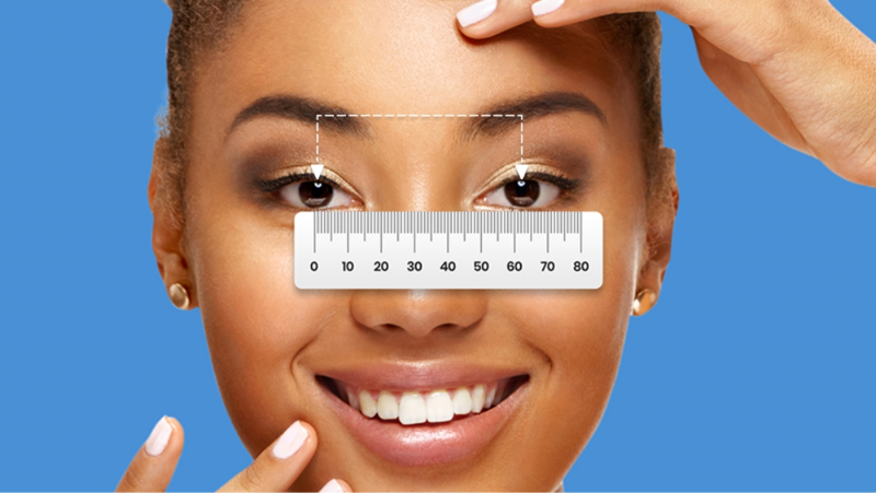 pupil distance measurement guide