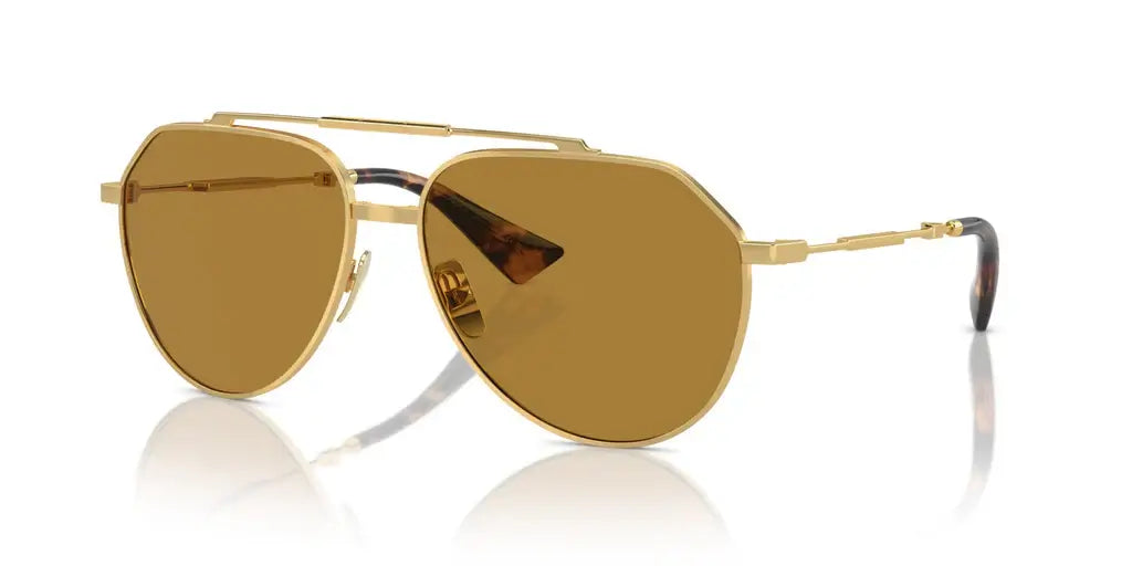 Dolce & Gabbana 0DG2302 sunglasses with gold lenses and stylish frame design for a chic look.