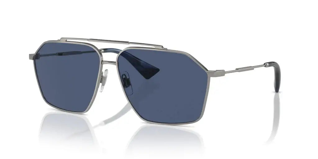 Dolce & Gabbana 0DG2303 stylish sunglasses with dark lenses and metallic frame, perfect for a bold look.