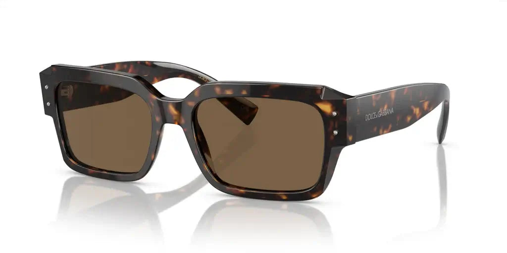 Dolce & Gabbana 0DG4460 sunglasses in stylish tortoise shell design with brown lenses. Perfect for fashion-forward eyewear enthusiasts.