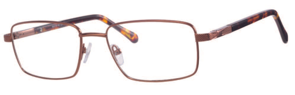 Bronze elite 4512 glasses with nosepads for comfort and white background 