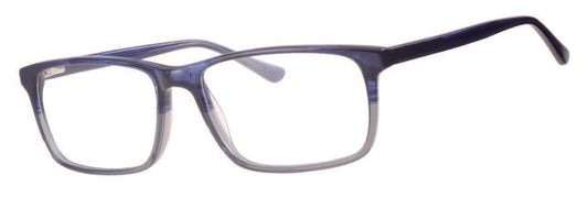 Navy and grey elite 4529 plastic glasses with white background 