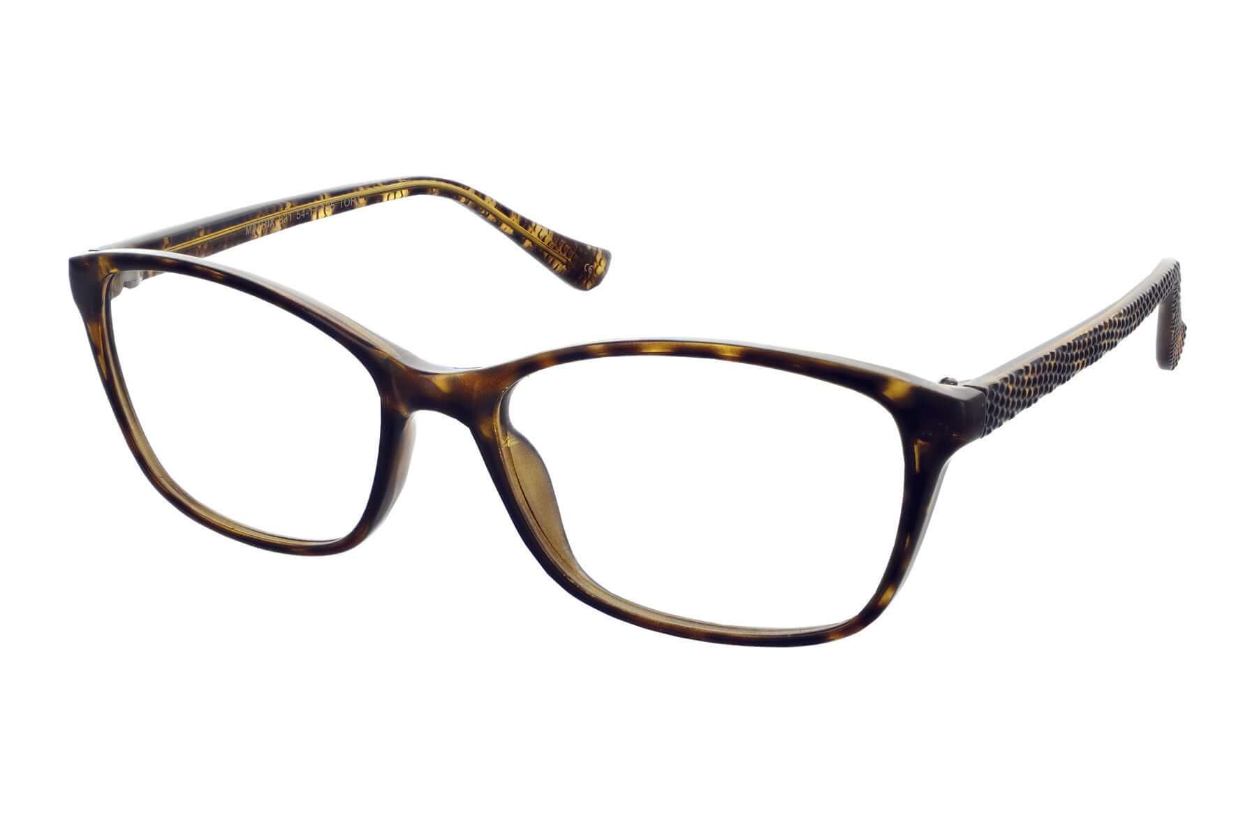 Prescription glasses Matrix 831 in stylish tortoiseshell design for modern eyewear fashion.