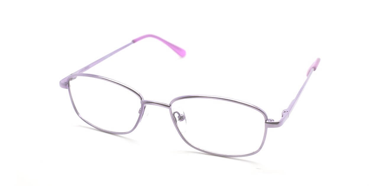 Prescription glasses OL13 with stylish purple and pink frames, perfect for everyday wear.