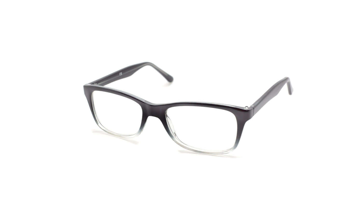 Stylish OL16 prescription glasses with a sleek black frame, ideal for everyday wear and optimal vision correction.