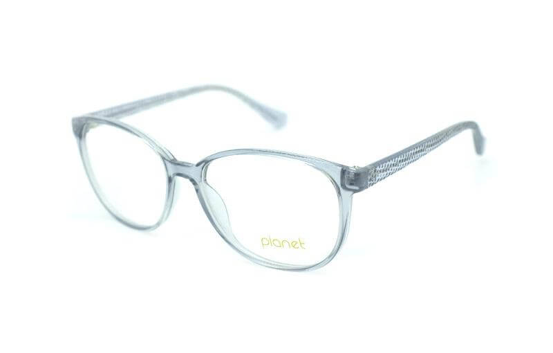 Stylish gray Planet 71 eyeglasses with a sleek design, perfect for modern eyewear enthusiasts.