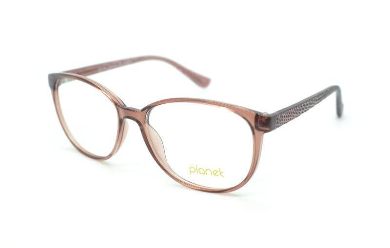 Stylish Planet 71 eyeglasses with a brown frame, offering a modern look and comfortable fit for everyday wear.