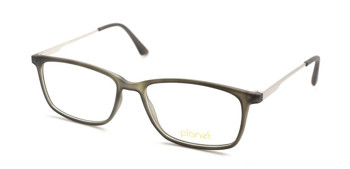 Stylish Planet 59 glasses with a modern design and semi-transparent gray frames, perfect for everyday wear.