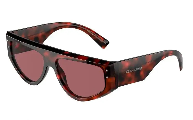 Dolce & Gabbana 0DG4461 sunglasses in tortoiseshell design with pink lenses, perfect for stylish sun protection.