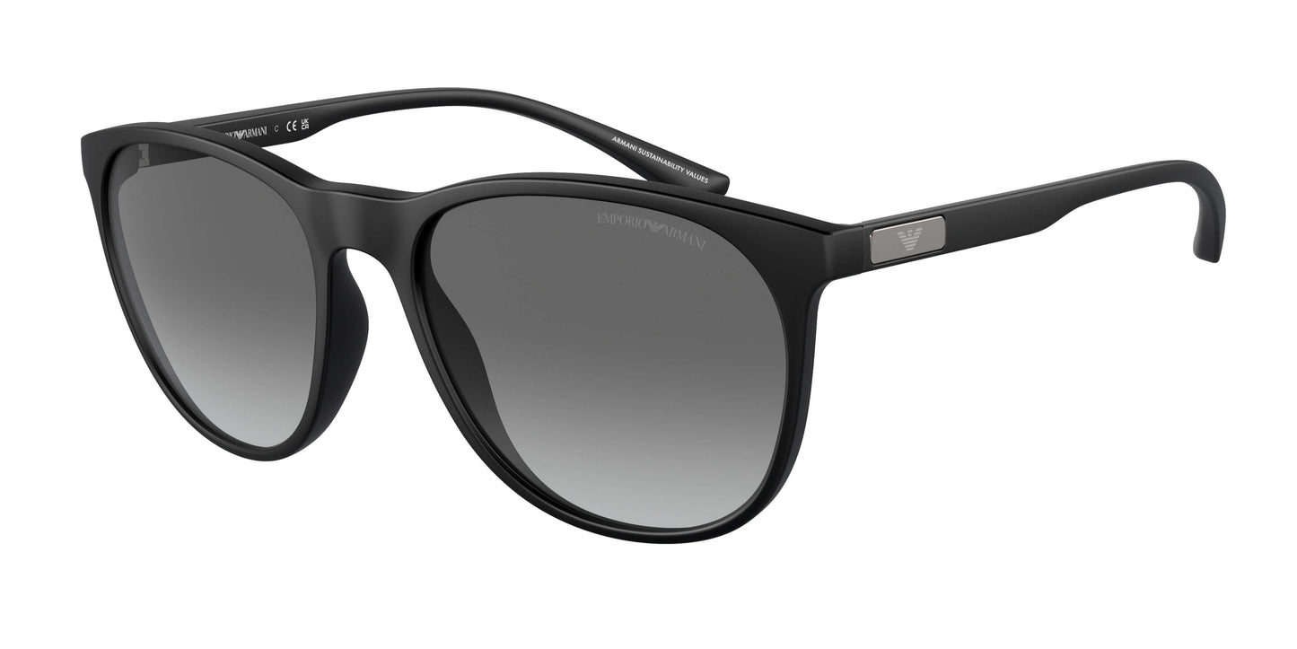 Stylish Emporio Armani EA4210 sunglasses with a sleek black frame and gradient lenses for a chic look.