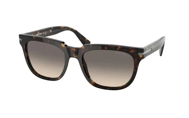 Prada 0PR 04YS sunglasses featuring tortoiseshell design and gradient lenses, perfect for stylish summer days.