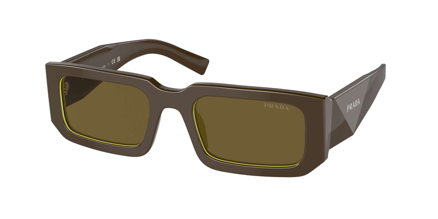 PRADA 0PR 06YS stylish sunglasses with bold square frames and tinted lenses, perfect for a modern fashion statement.