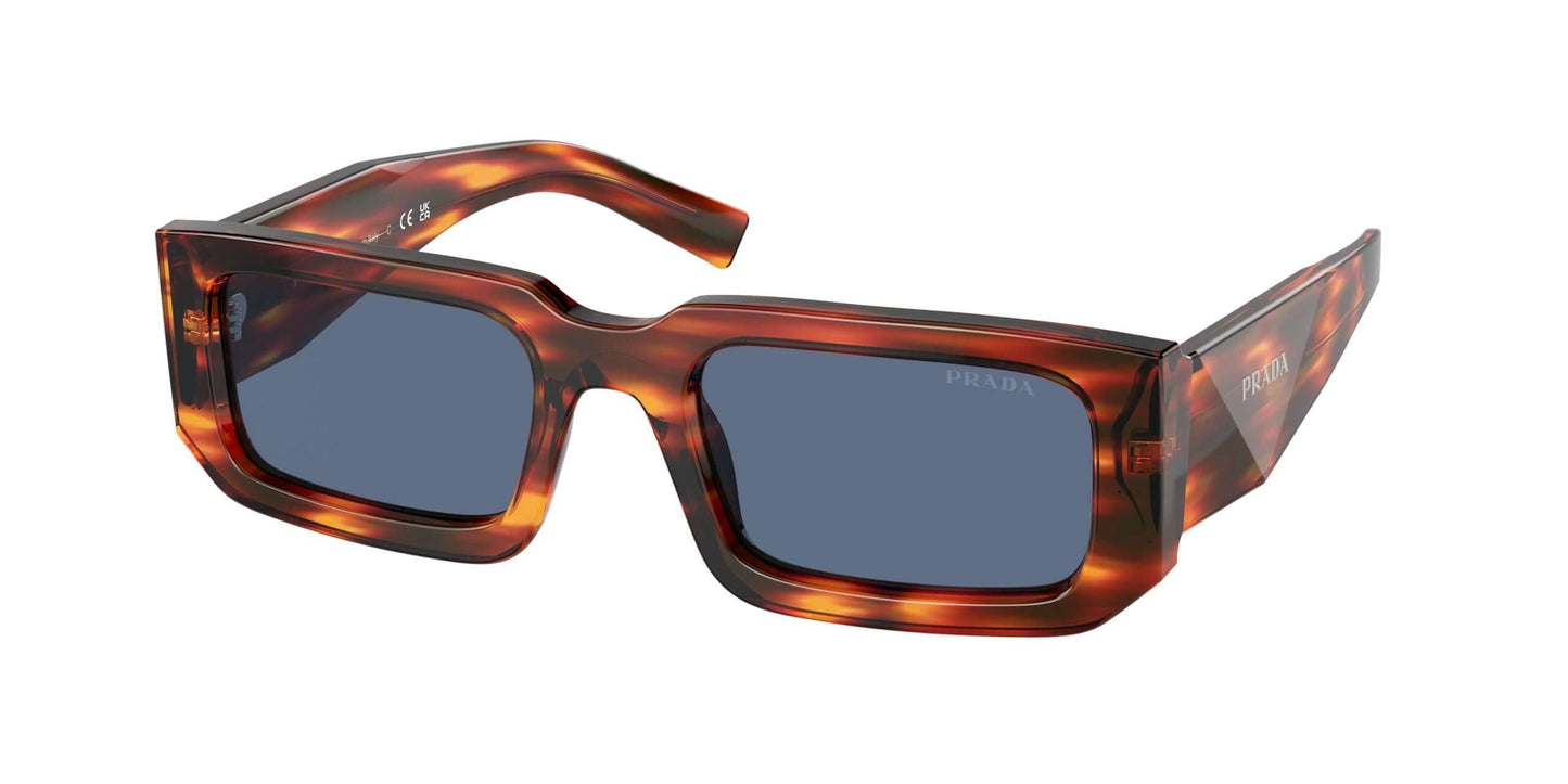 PRADA 0PR 06YS sunglasses in stylish tortoise shell design with gray lenses, perfect for a chic summer look.