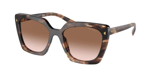 PRADA 0PR 23ZS sunglasses in stylish tortoiseshell frame with gradient lenses for a chic look.