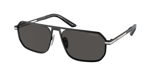 PRADA 0PR A53S stylish black sunglasses, perfect for prescription eyewear and trendy summer looks. Ideal eyewear choice.